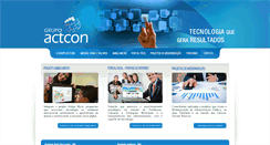 Desktop Screenshot of actcon.com.br